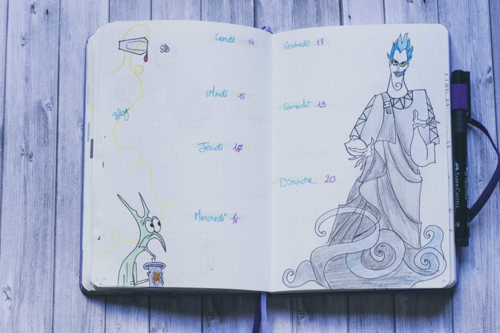 Bullet Journal Disney Janvier 2019 : Hercule