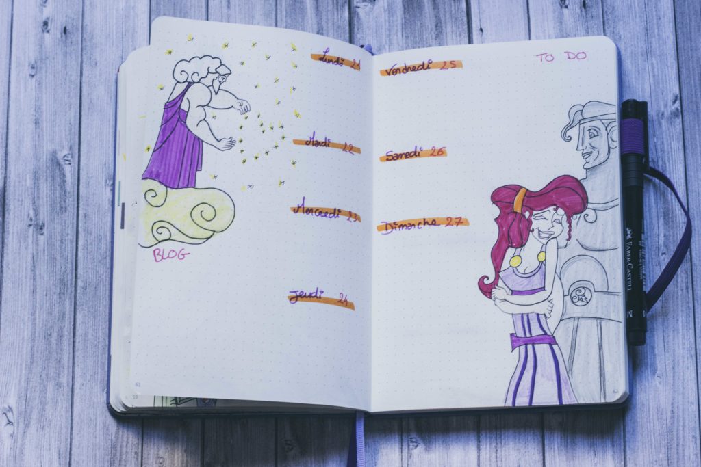 Bullet Journal Disney Janvier 2019 : Hercule