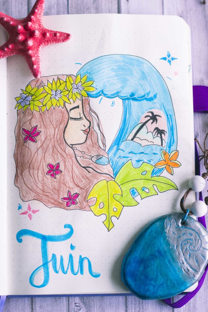 Bullet Journal Bujo juin 2019 Moana